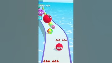 BALL RUN 2048 LEVEL 139 💀 #shorts #android #ios #gaming #gameplay #ballrun2048