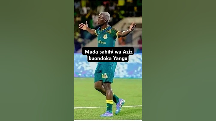 Ni muda sahihi wa Aziz Ki kuondoka Yanga