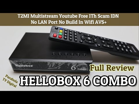 Full Review Hellobox 6 Combo | Receiver Parabola & TV Digital Free Scam IDN 1Th, Worthedkah ???