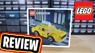 LEGO Review Yellow Taxi 40468 / WHERE IS THE MINIFIGURE???? #LEGO #LEGOCREATOR