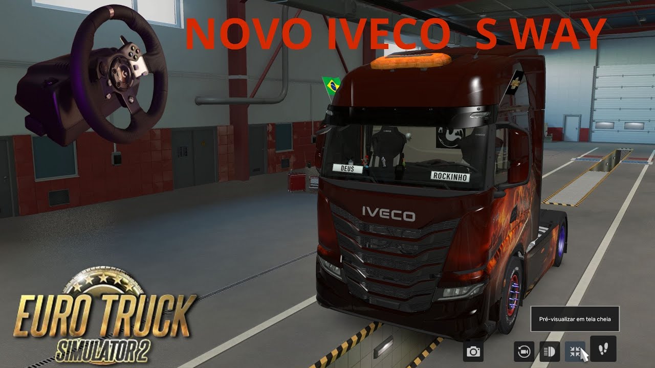 EURO TRUCK 2 - PC - VOLANTE G920 = AMIGOS DO COMBOIO  MODO SOUSA 140 KM