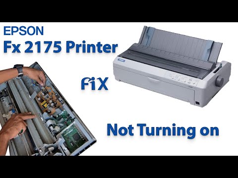 Epson Fx 2175 printer repair not printing