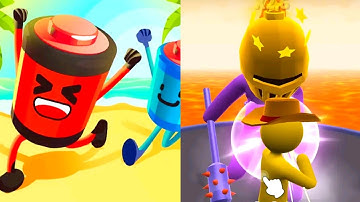 giant rush vs battery run || giant rush vs battery run 3d || giant rush vs battery run ios