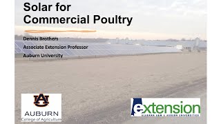 Solar for Commercial Poultry
