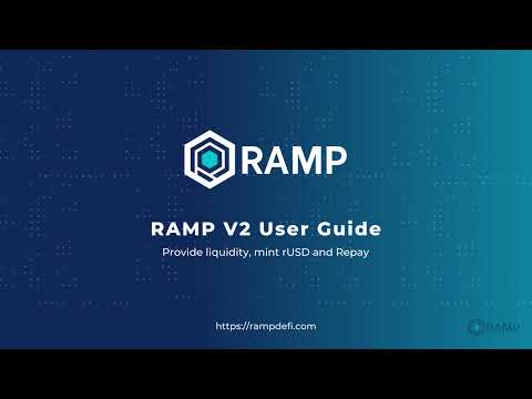 RAMP V2 User Guide | Get Started at https://appv2.rampdefi.com/#/