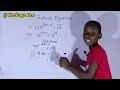 Indicial equation