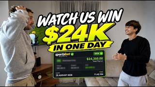 Watch Us Win $24k Profit In 1 Day From Sportsbetting