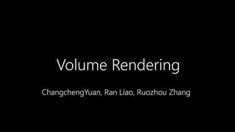 Volume Rendering Project