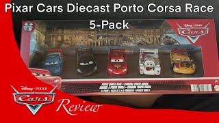 ミニカー MATTEL - DISNEY PIXAR CARS 2 PORTO CORSA SET MATTEL 1:55 DISNEY PIXAR CARS 2 PORTO CORSA SET