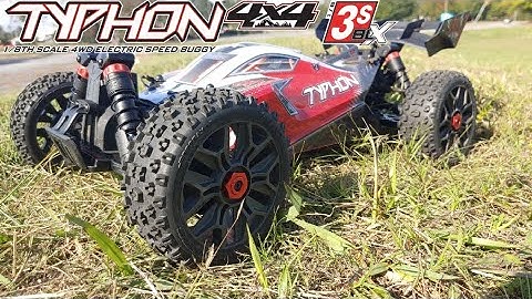 Arrma Typhon 3s BLX V3 1st 3s Run