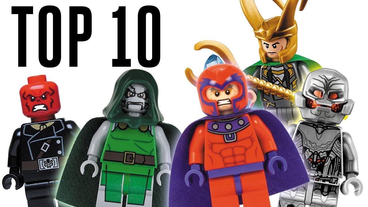 Top 10 LEGO Villains Minifigures - YouTube