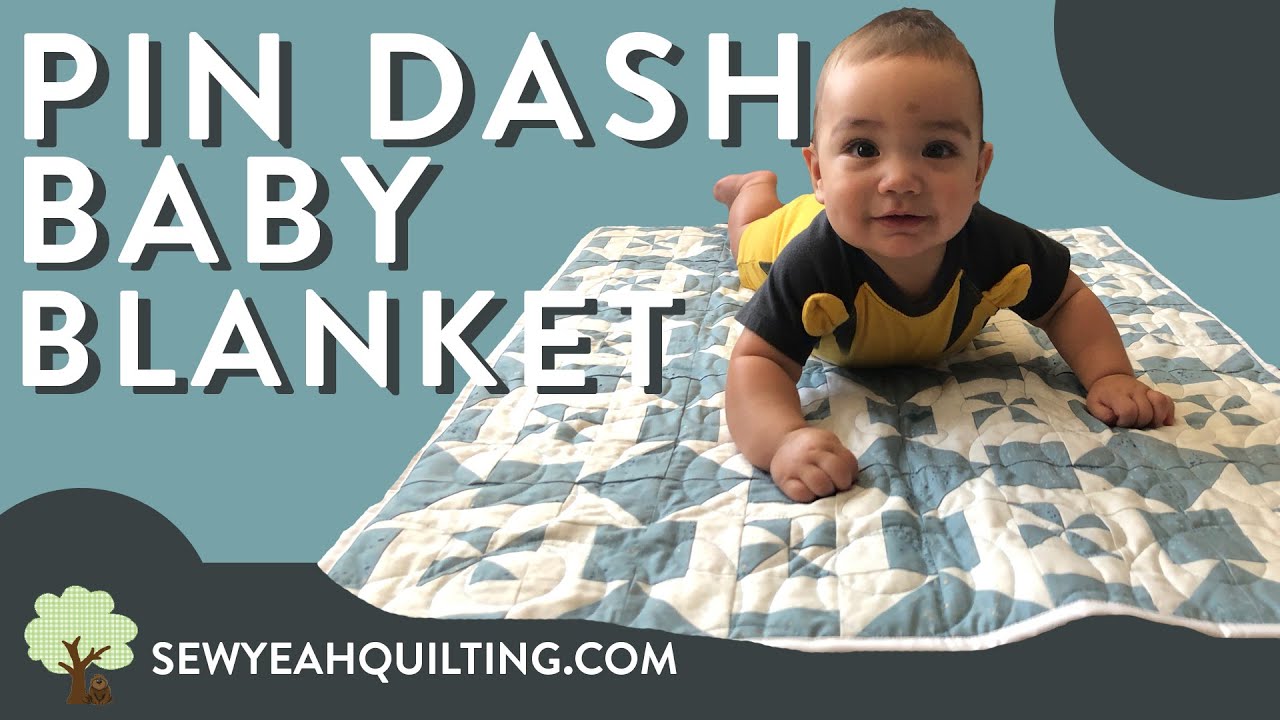 Baby Blanket Pin Dash  Free Pattern! 