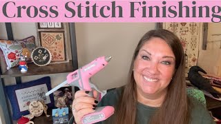 Cross stitch finishing