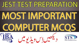 JEST Most Important Computer  MCQS || Siba Testing Service (STS)