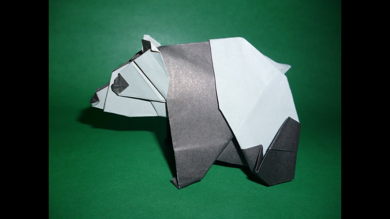 Origami Panda Instructions (Fumiaki Kawahata) YouTube