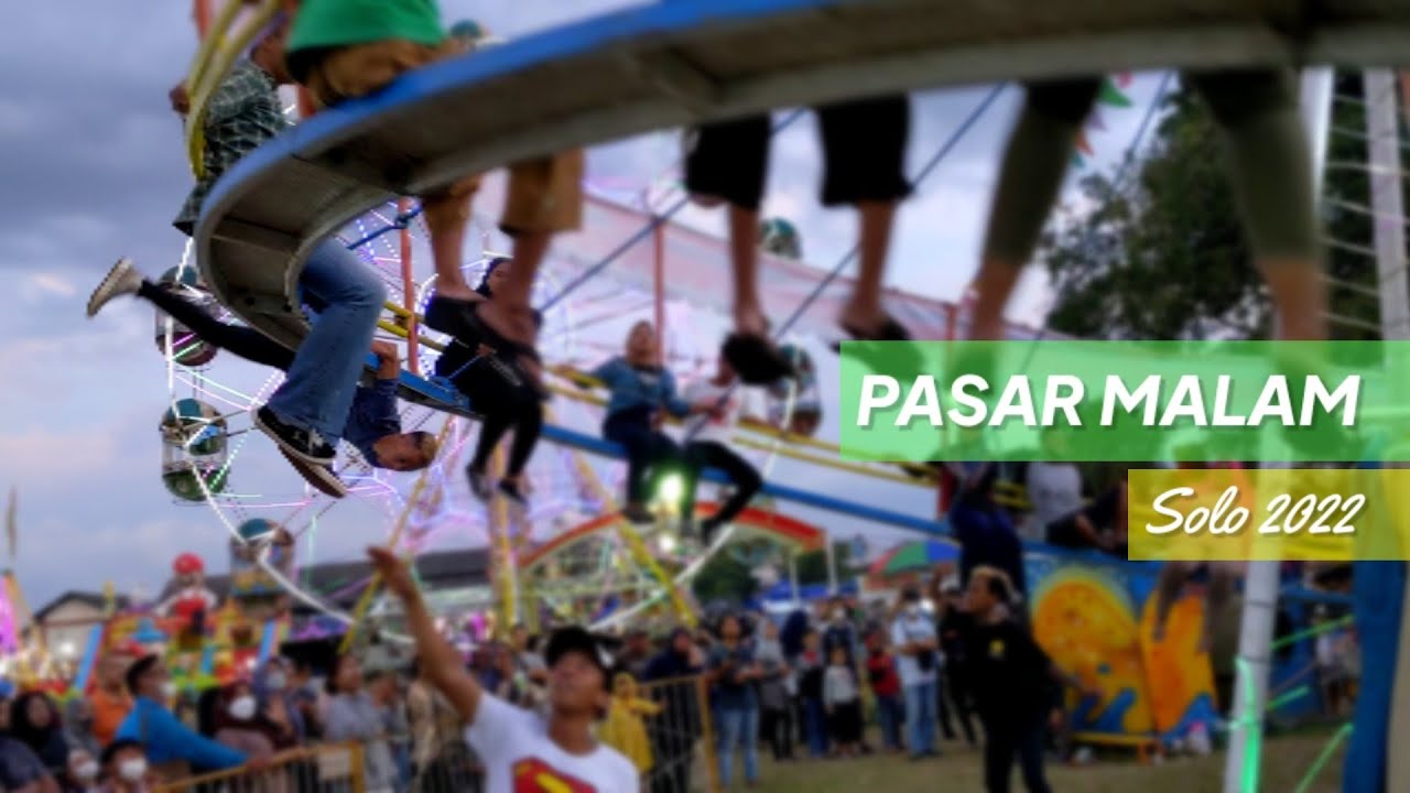 Pasar Malam (Night Market Bazaar Festival) at Alkid Solo, Indonesia 2022