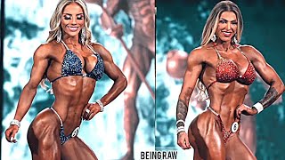 Isa Pereira Vs Angela Borges Comparison at 2022 Wellness Olympia #olympia #bodybuilding