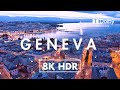 Geneva switzerland  in 8k ultrar 60 fps by drone