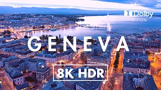 Geneva, Switzerland 🇨🇭 in 8K ULTRA HD HDR 60 FPS Video by Drone