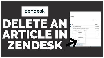 How to Delete an Article in ZenDesk 2023?
