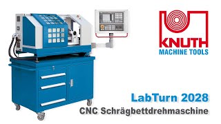 KNUTH LabTurn 2028 - CNC-Drehpräzision auf kleinstem Raum