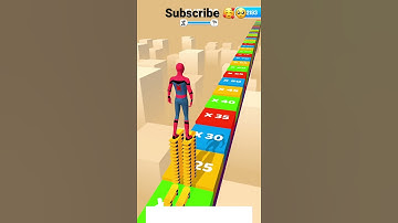 Spiderman Skater Stacker gameplay walkthrough | android,iOS mobile | all Level | #shorts games
