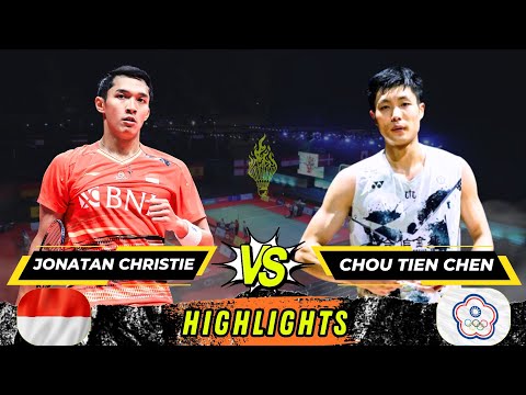 Badminton Jonatan Christie vs Chou Tien Chen Men&#39;s Singles