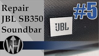 præst helbrede Arrangement 5 - Repair of JBL Cinema SB350 Soundbar - no sound - with burned PCB -  YouTube