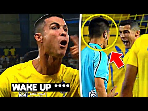 Cristiano Ronaldo&#39;s Reaction to CRAZY Referee Decisions vs Al-Shabab 😡🤬