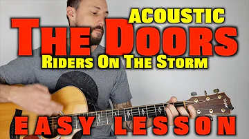 The Doors - Riders On The Storm Easy Acoustic Guitar Lesson