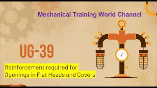 UG-39 Reinforcement for Openings in Flat Heads & Covers | ASME BPVC Section VIII Div. 1 Explained