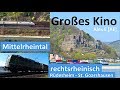 Rechte und linke Rheinstrecke - Zugverkehr, Burgen, grandiose Landschaft, großes Kino - AE #335