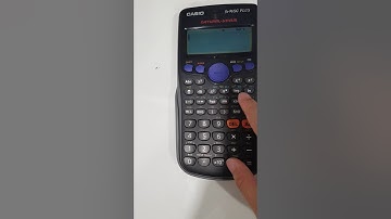 How to do barcode error on fx-96SG PLUS Casio calculator