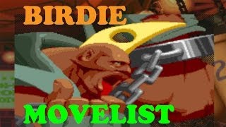 Street Fighter Alpha 2 - Birdie Move List screenshot 5