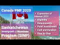 Canada PR Application | PNP | SINP 2020 | Saskatchewan Immigration Nominee Program
