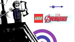 LEGO Marvel's Avengers #59 UMA ENTRADA LOKI 100% MINIKITS PERSONAGENS STAN LEE E BLOCO VERMELHO