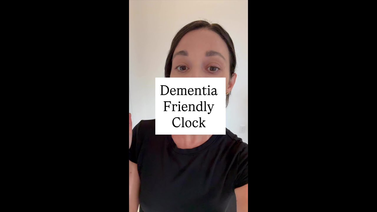 Dementia Friendly Clock