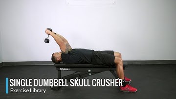 Single Dumbbell Skull Crusher - OPEX Exercise Library