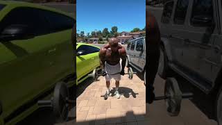 BIGBOY WITH THE SPECIAL CURL BAR #trending #motivation #mastersathlete #gym