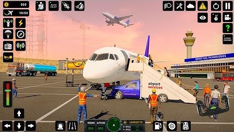 Airplane Flight Pilot Simulator 3D -Indian Plane Boeing 777: Android Gameplay