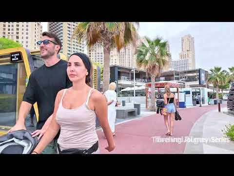 Dubai Jumeriah Beach Walking Tour | Dubai 4K | 2024