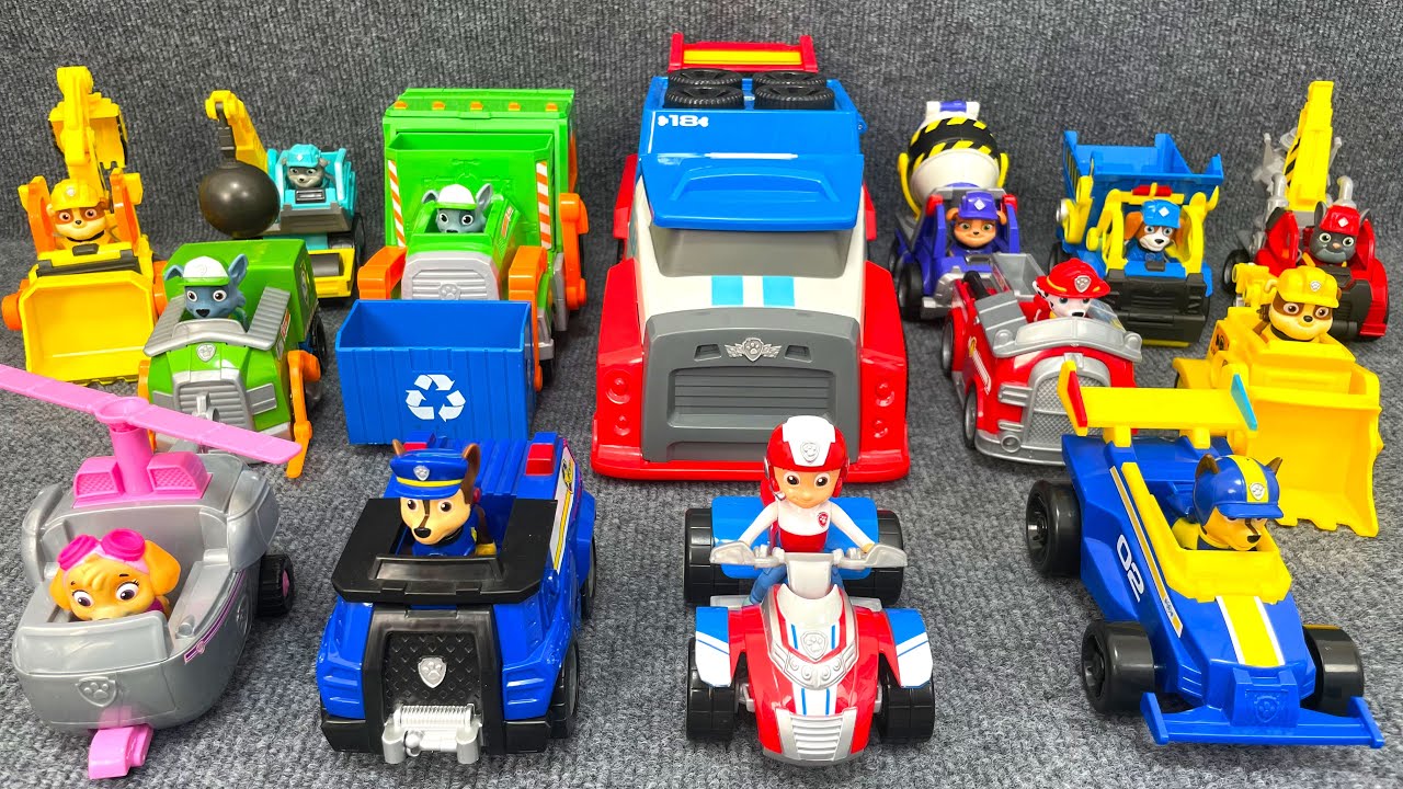 18 Minutes Satisfying with Unboxing Super Cool Paw Patrol Toys Collection Review | ASMR