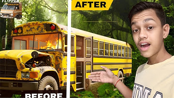 RENOVATING AN OLD BUS | BUS FLIPPER GAMEPLAY