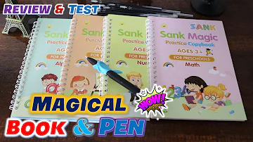 Magical Practice Book | Magic Practice Copybook Test & Review | Tracing Book | Reusable Writing Book