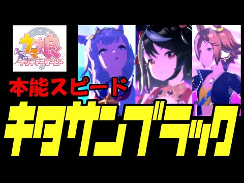 【4K】【本能スピード】キタサンブラック、オグリキャップ、ウオッカウマ娘　ウイニングライブ