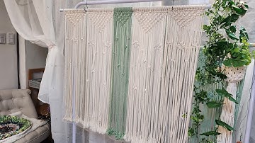 마크라메 커튼 바란스 하프커튼