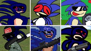 Friday Night Funkin&#39; - Too Fest but everytime it&#39;s Sanic turn a Different Skin Mod is used