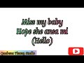 Busy Signal Missing You Come Ova Karaoke 