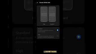 Phone ka Refresh Rate Kaise Change Kare? ⚡#RefreshRate#PhoneSettings#AndroidTips#MobileTips#TechTips