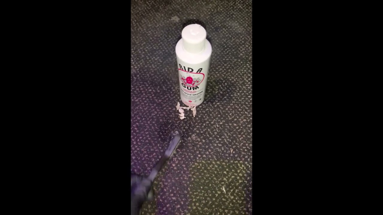 How to remove chewing gum from carpet. How we remove gum from carpets & what we use -  Rid A Gum.